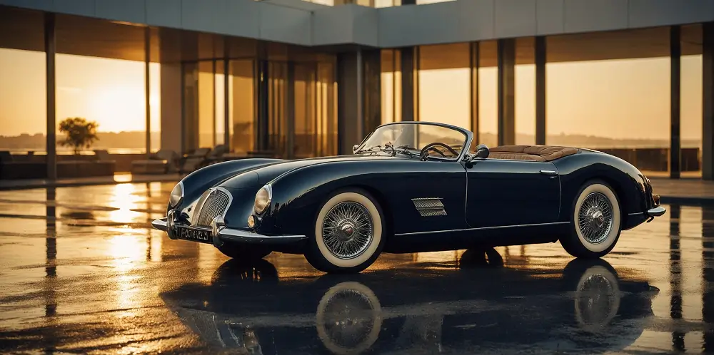 Classic car symbolizing elegance and high end service – BankModels luxury lifestyle