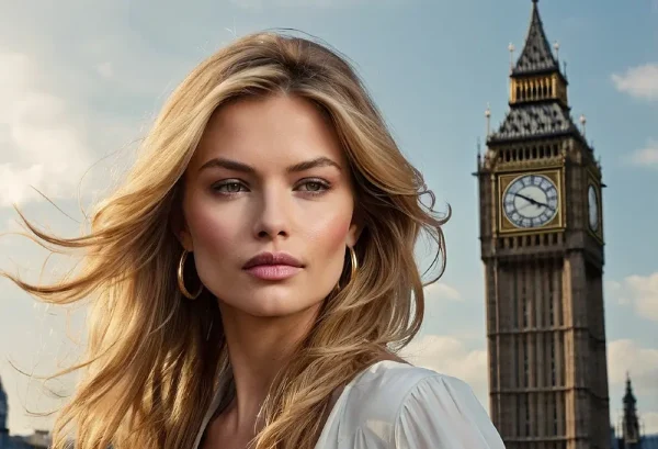 UK Glamour Girls in front of Big Ben