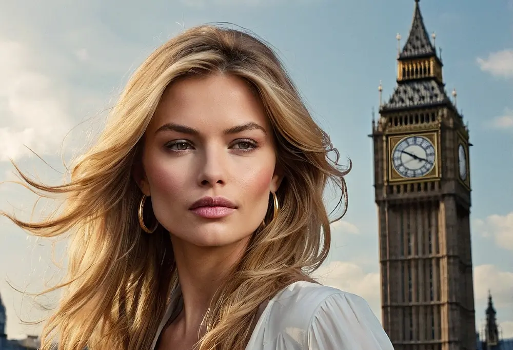 UK Glamour Girls in front of Big Ben