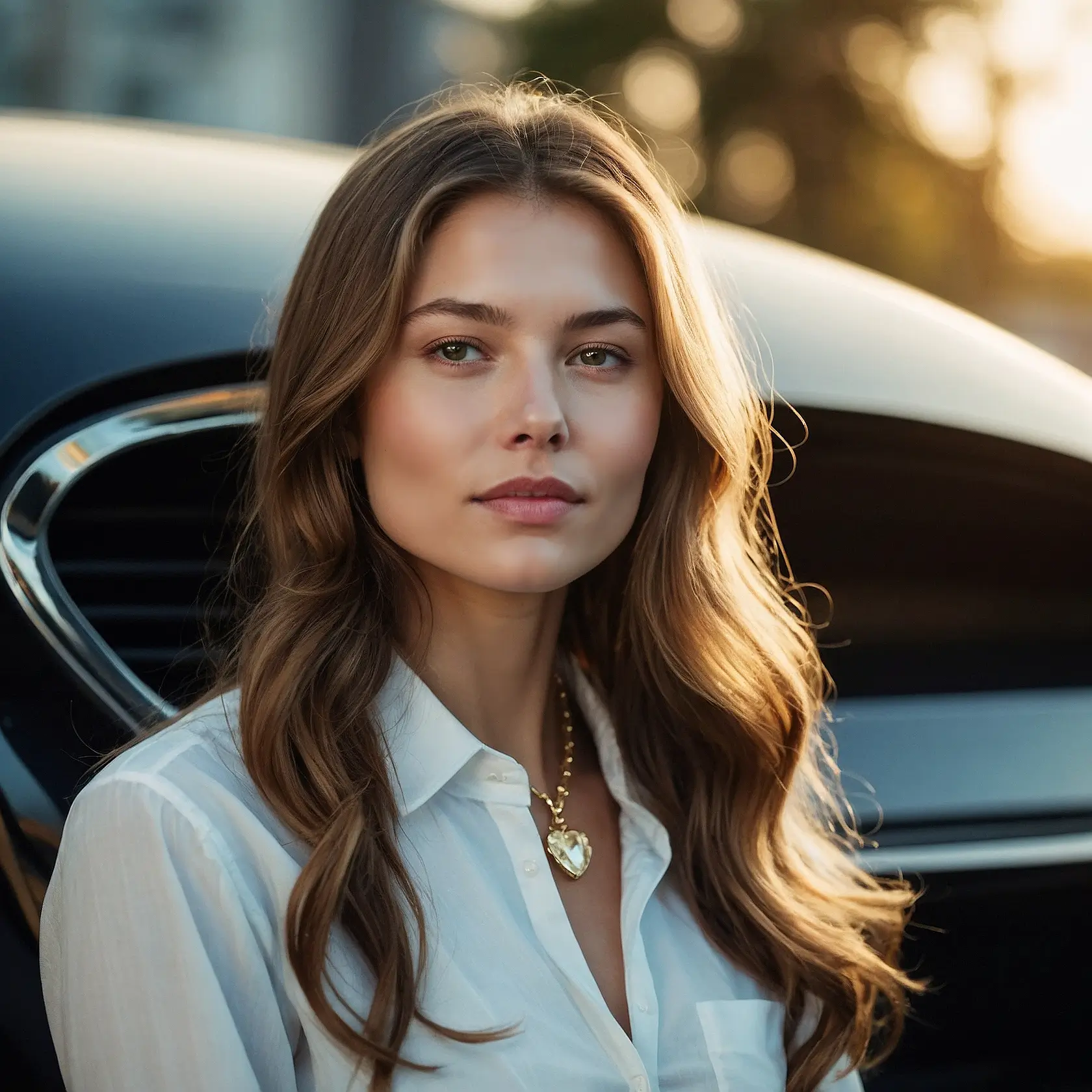beautiful young woman in white blouse — looking for sponsor